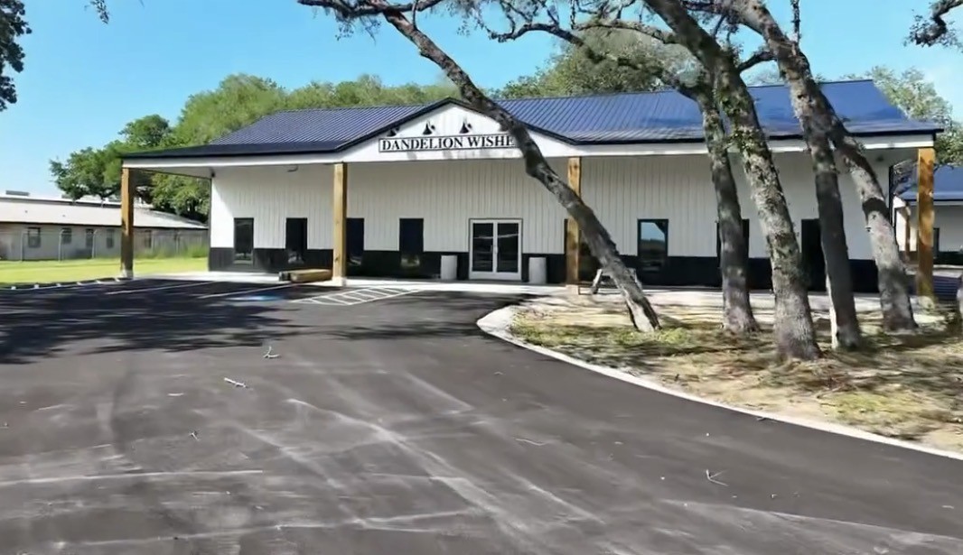 The Dandelion Wishes storefront in Floresville, Texas